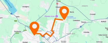 Path Buiucani — Port Mall — vertical layout