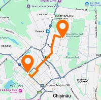 Riscani — Chisinau center — horizontal layout