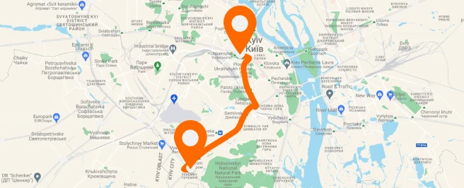 Teremky — Kyiv center — vertical layout